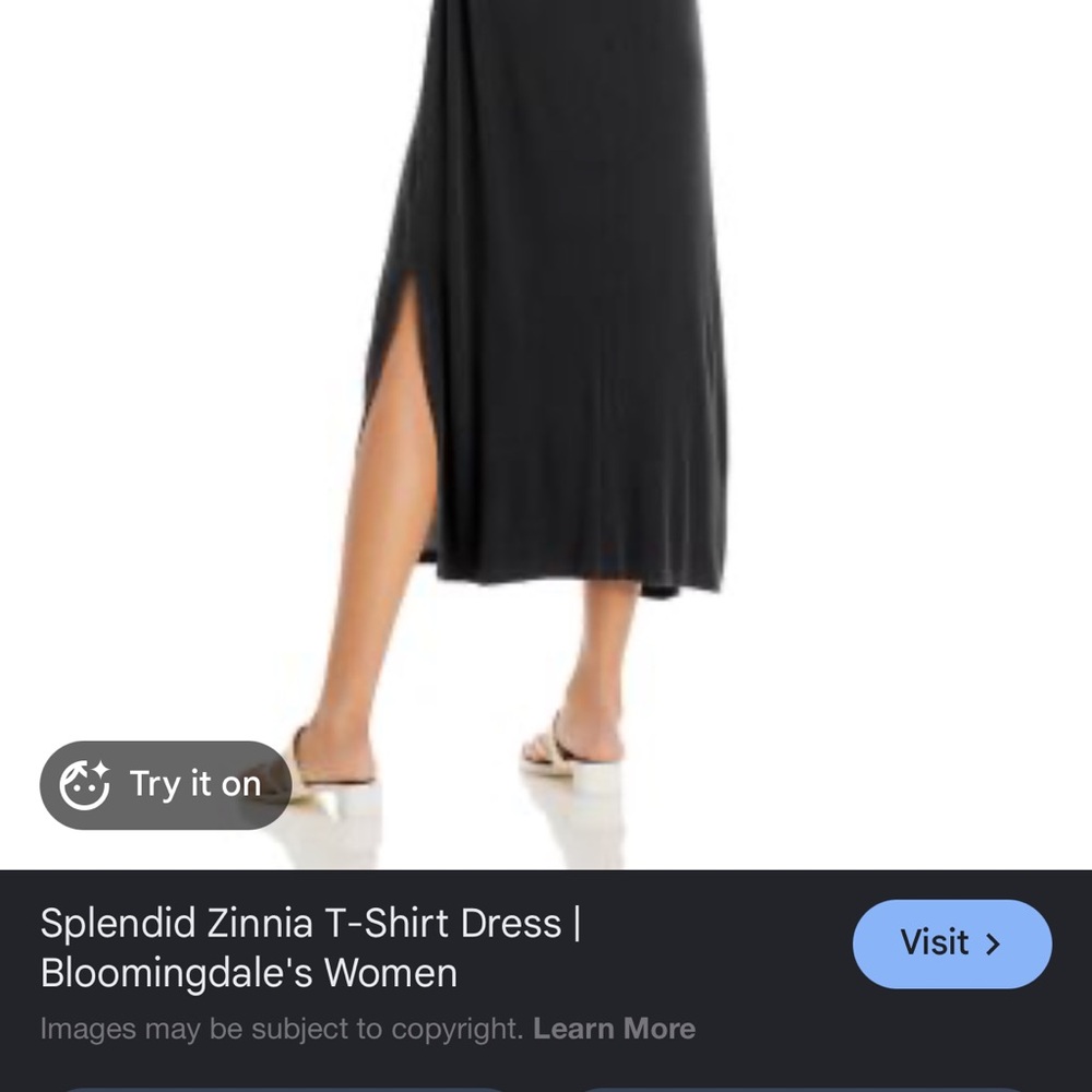 Splendid Black Zinnia Short-Sleeve Maxi Dress - Picture 9 of 9